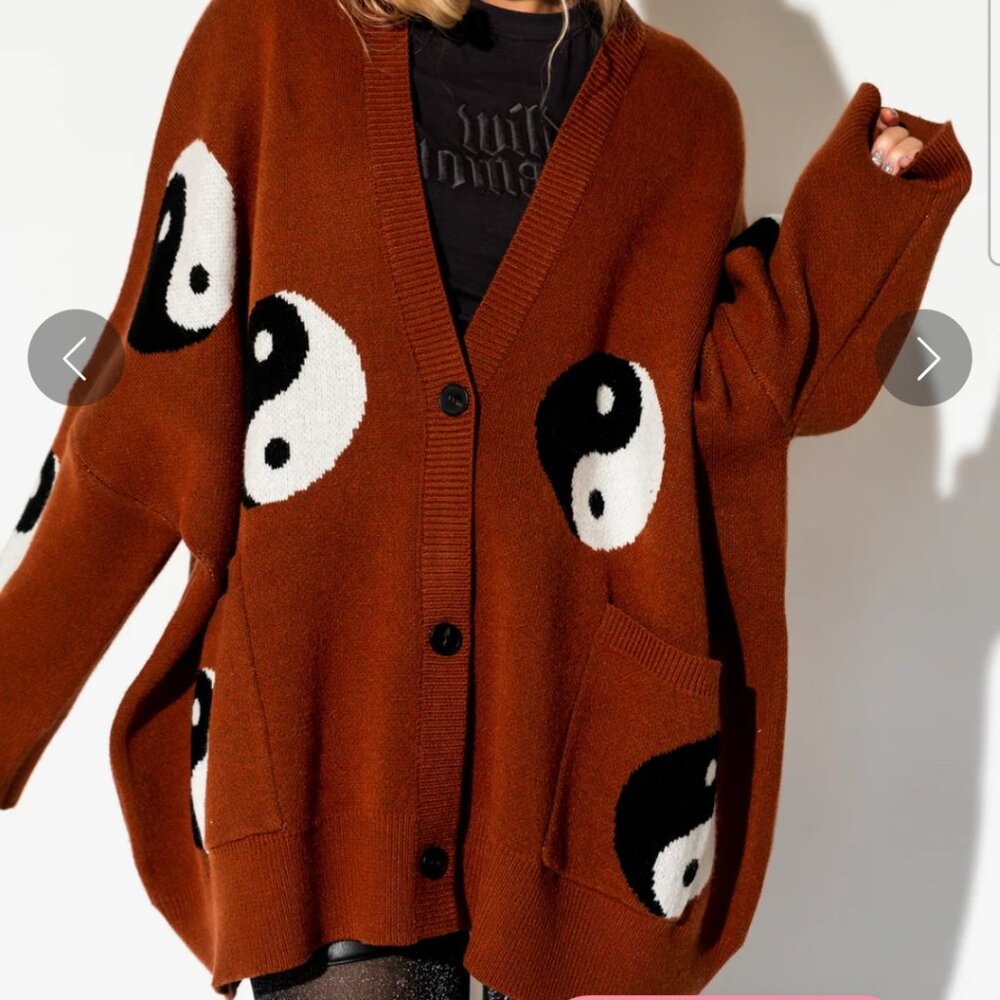 Main Character Energy Dressed In Lala Cardigan